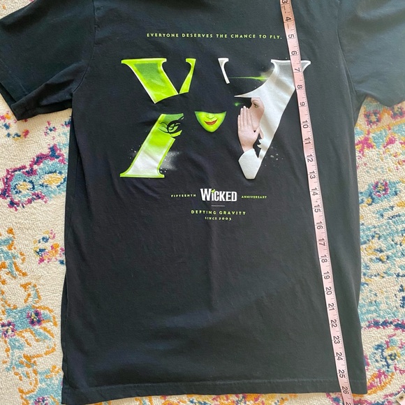 Wicked 15th anniversary black tee - Picture 2 of 7